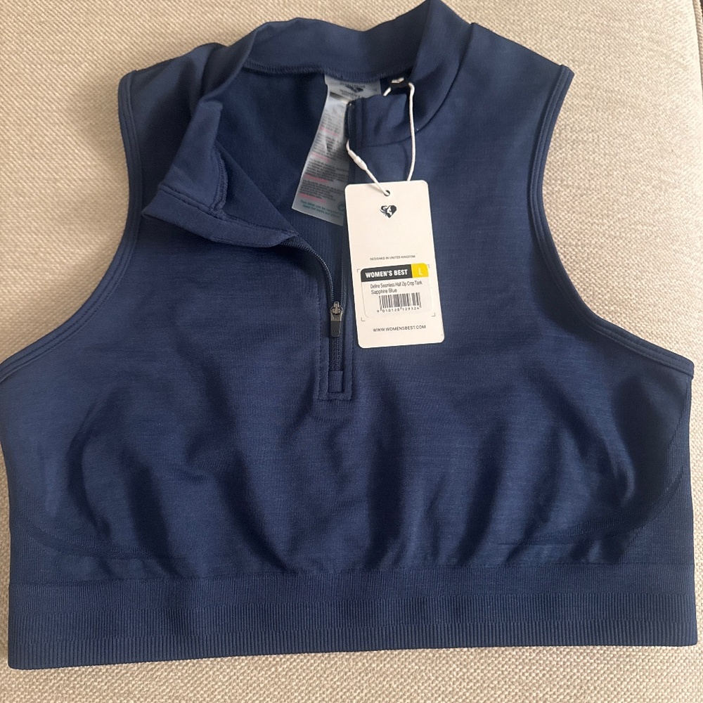 Women’s Best Zip crop top